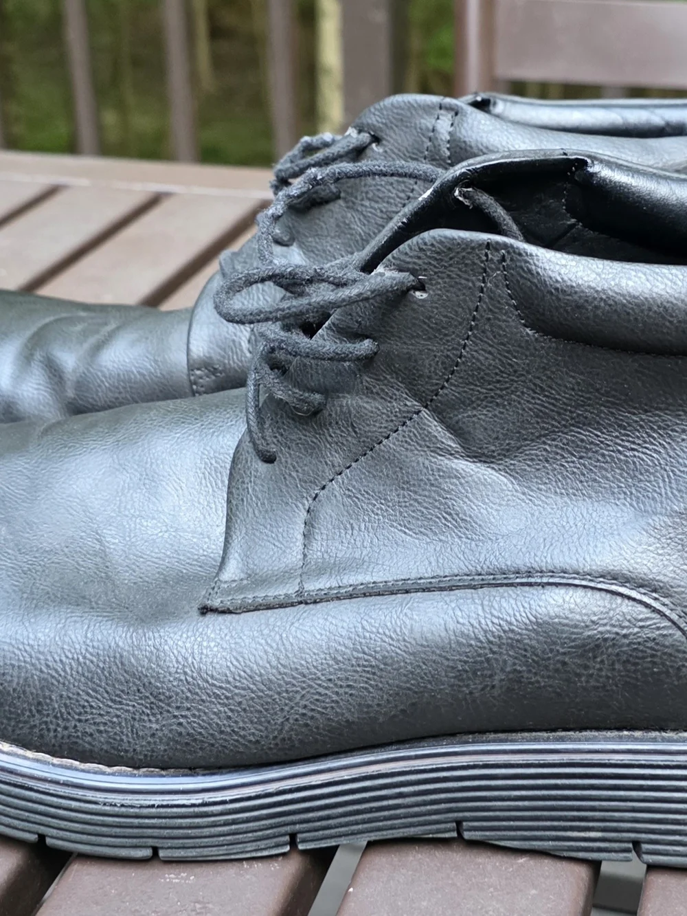 Men's Black Lace-Up Chukka Boots - Classic Everyday Comfort